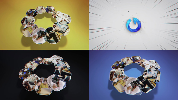 Corporate Media Unveil Logo Stings template preview