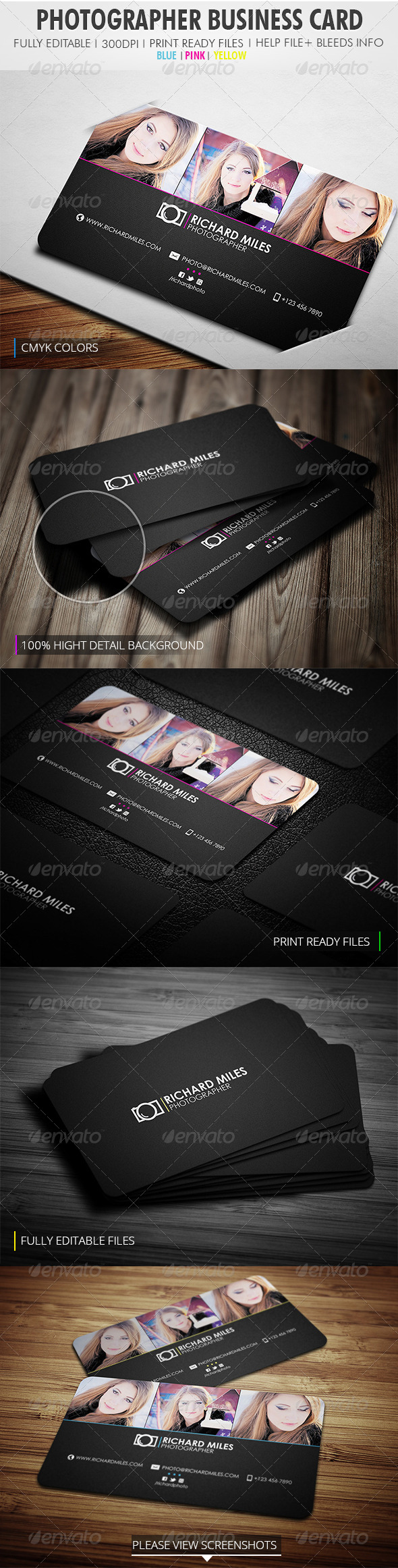 Photography Business Card - Creative Business Cards