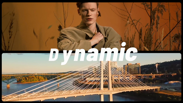 Rhythmic Typo Opener Openers template preview