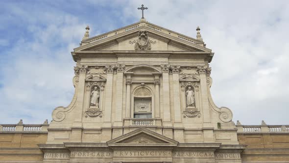 Santa Susanna facade in Rome