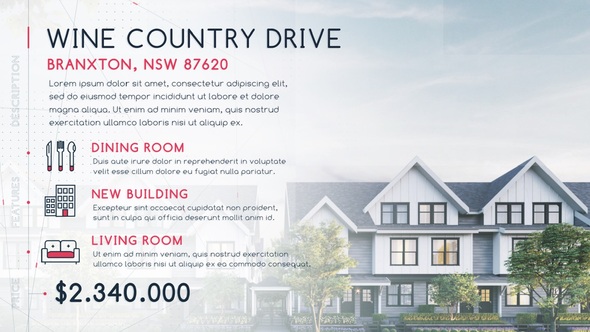 Real Estate Minimal Lines Product Promo template preview