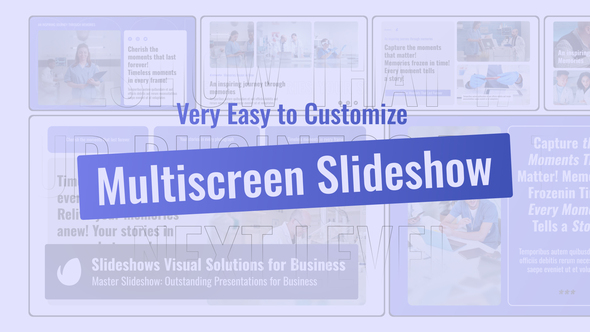 Innovative Medical Presentation Video Displays template preview