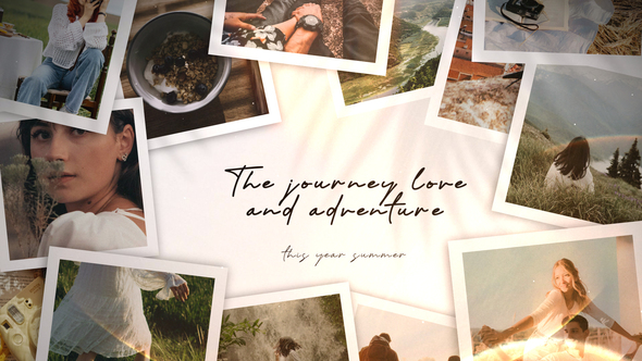 Romantic Photo Slideshow Openers template preview