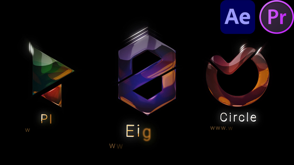 Gold Fade Logo Logo Stings template preview