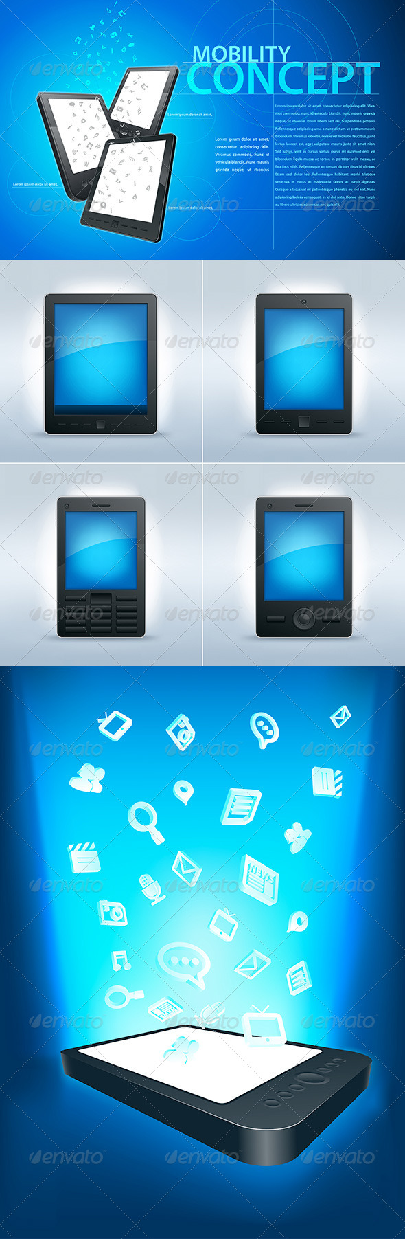 Mobility Communication Set - Man-made Objects Objects