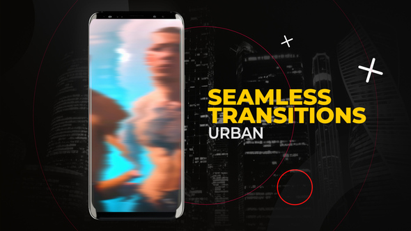 Vertical Urban Transitions | After Effects Elements template preview