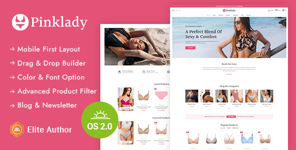 Pinklady – Lingerie & Underwear Store Shopify 2.0 Responsive Theme