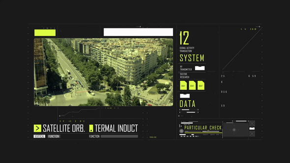 HUD Typography Indicator Infographics template preview