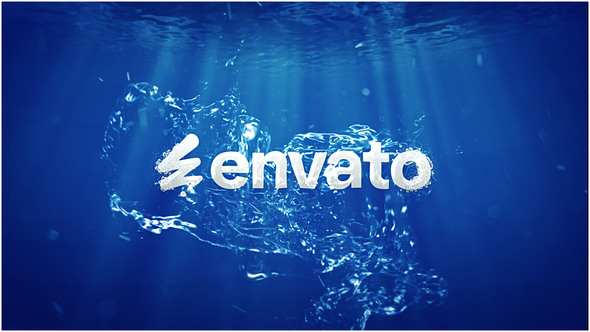 Water Splash Logo Reveal Logo Stings template preview