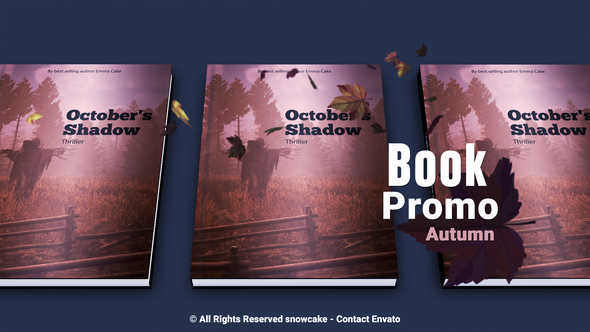 Book Promo Autumn Product Promo template preview