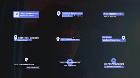 Modern Location Titles Titles template preview