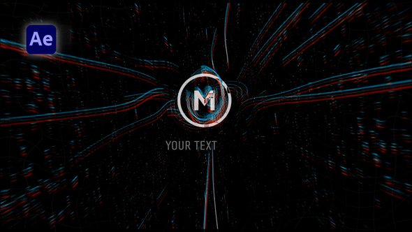 Glitch Logo Reveal Logo Stings template preview