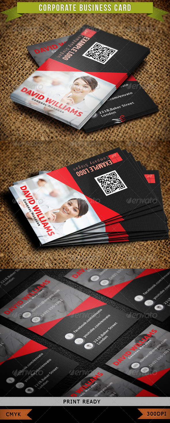 Corporate Business Card - Corporate Business Cards