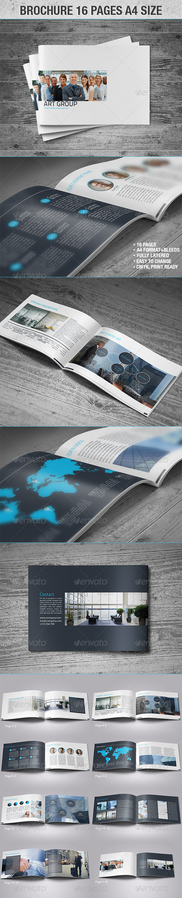Brochure 16 Page A4 Size - Informational Brochures