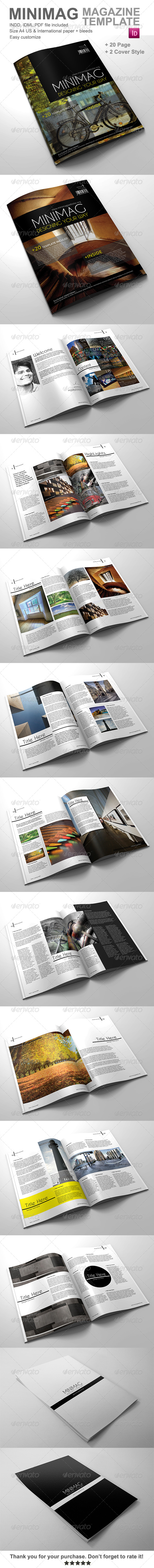 Gstudio Minimag Magazine Template - Magazines Print Templates