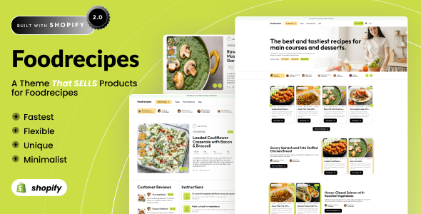 Foodrecipes – Cooking & Recipes Shopify theme 2.0