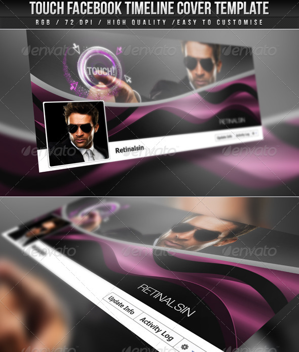 Touch FB Timeline Cover - Facebook Timeline Covers Social Media