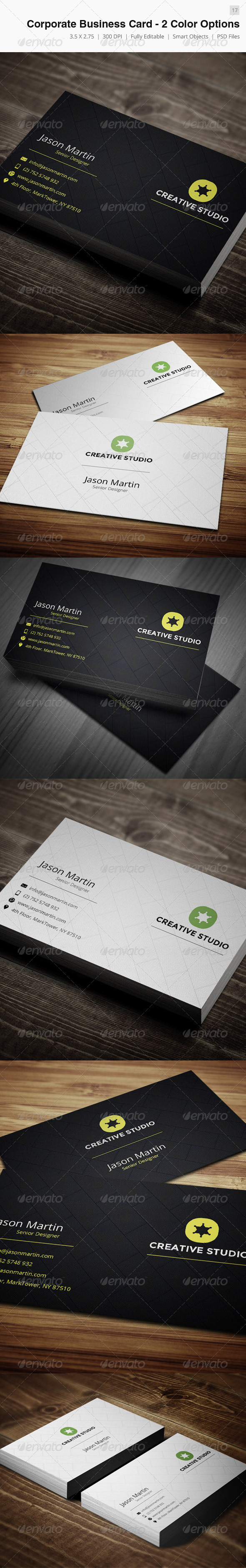 Corporate Business Card - 17 - Corporate Business Cards