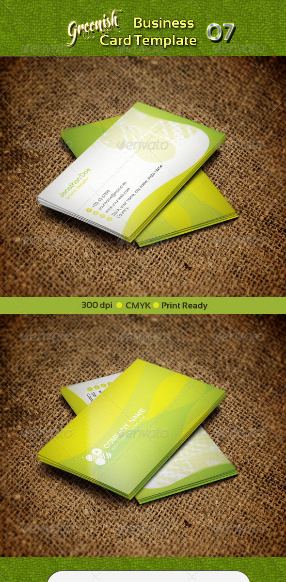 Greenish Business Card 07 - Creative Business Cards