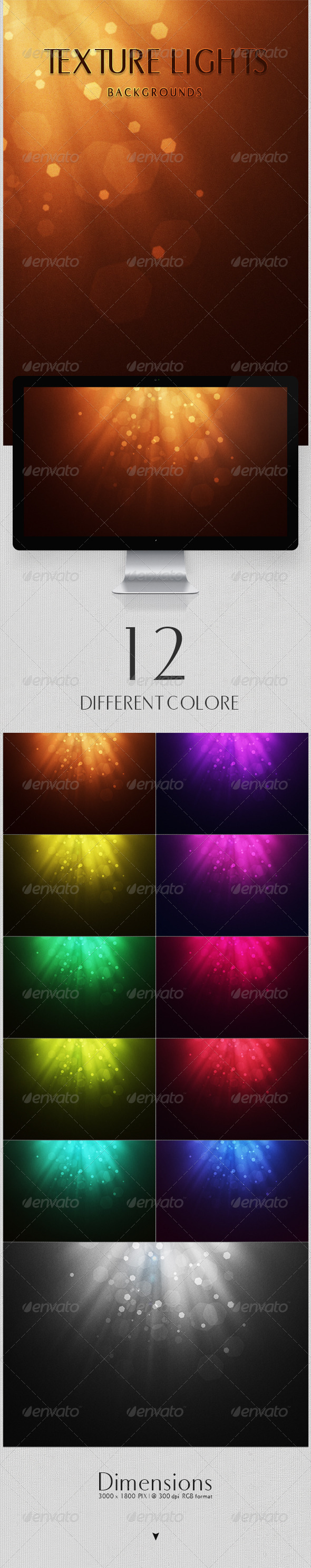 Texture Lights Backgrounds - Abstract Backgrounds