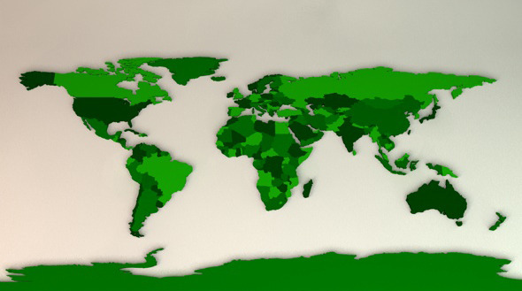 World Map - 3Docean 121615
