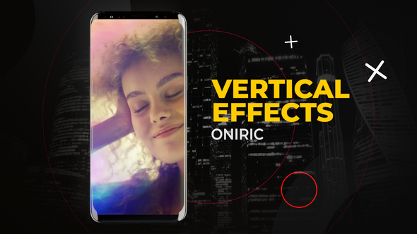 Vertical Oniric Effects | After Effects Elements template preview