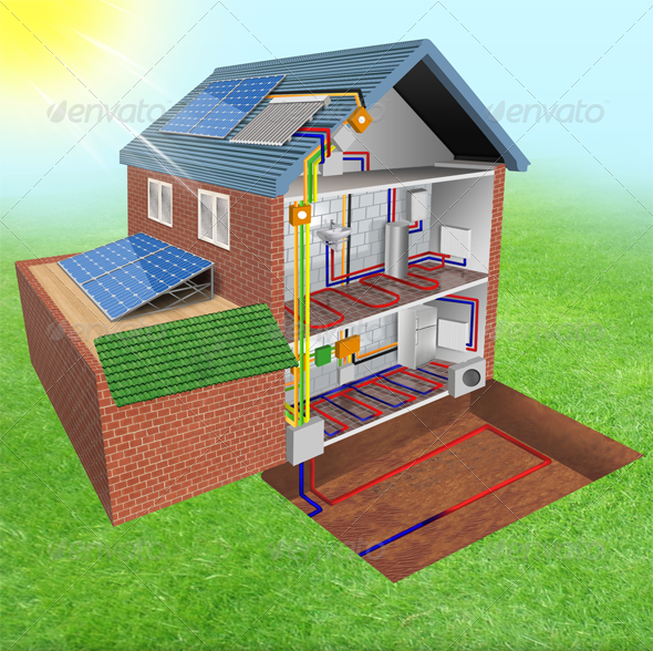 Solar Panels - Architecture 3D Renders