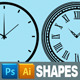 Clock Custom Shapes, Add-ons | GraphicRiver
