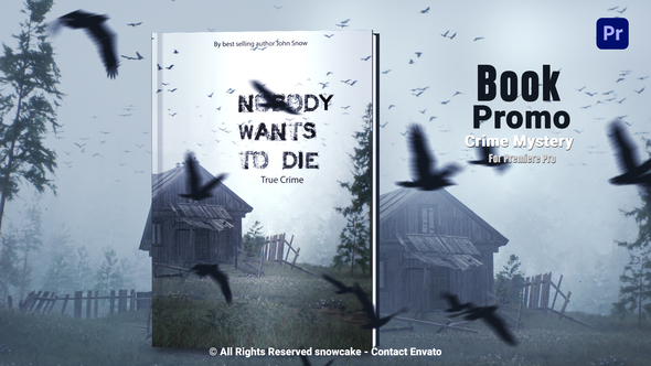 Book Promo Crime Mystery for Premiere Pro Premiere Pro template preview