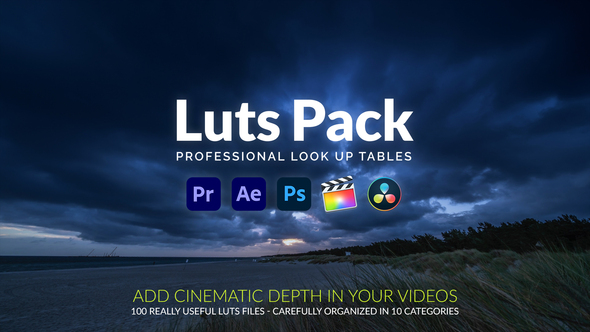 Luts Pack Premiere Pro template preview