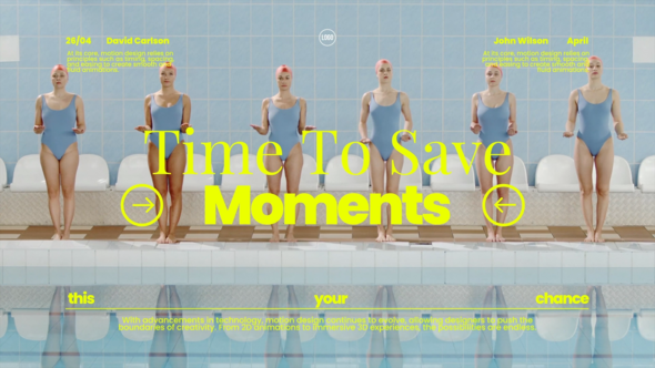 Cinematic Typography Titles template preview