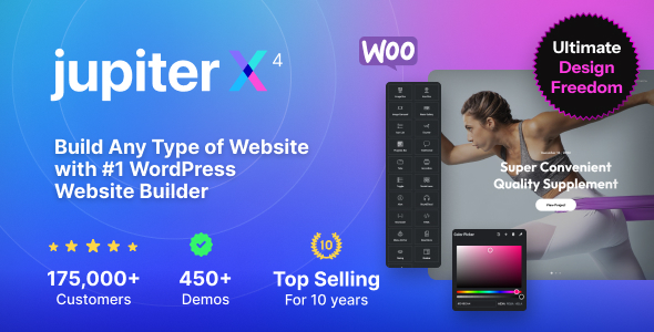 JupiterX – Website Builder For WordPress & WooCommerce