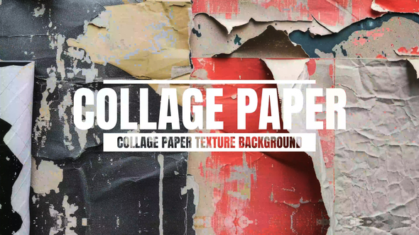 Collage Paper Texture Paper Background For After Effects