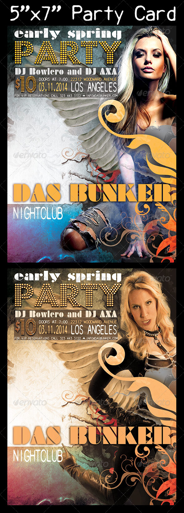 Party Card - Cards & Invites Print Templates
