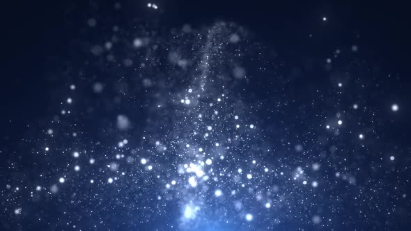 Particles Rize Background