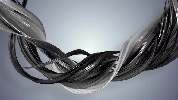 Black and White Ribbons alt