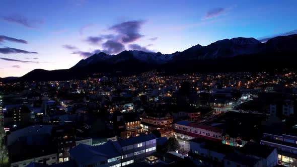 Patagonia landscape. Ushuaia Tierra del Fuego. Patagonia Argentina. alt