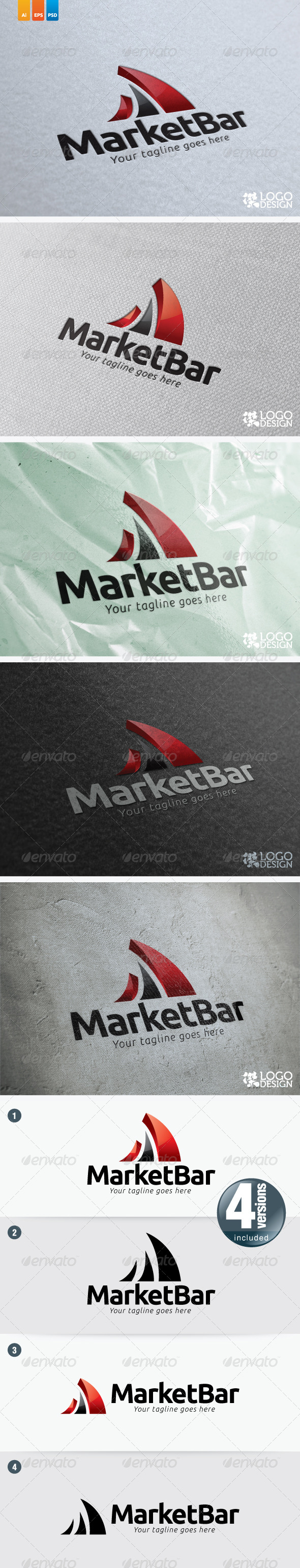 Market Bar - Symbols Logo Templates