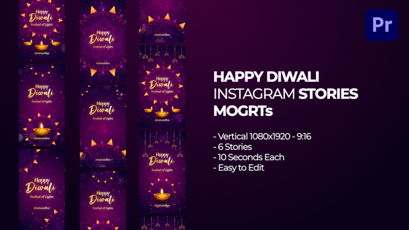 Happy Diwali Instagram Stories MOGRT