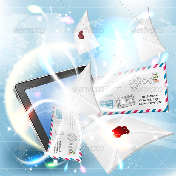 E-Mail Concept - Communications Technology