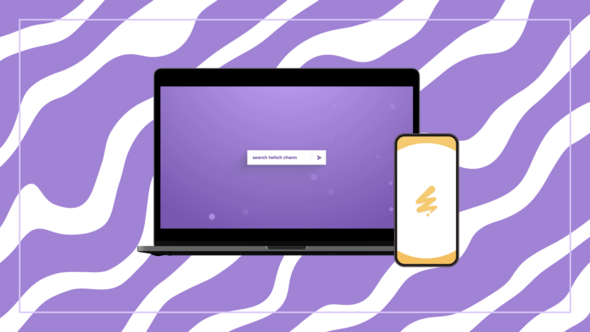 Minimal 2D Search Logo Intro Logo Stings template preview