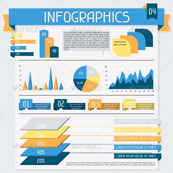 Infographics Elements Collection Set - Infographics