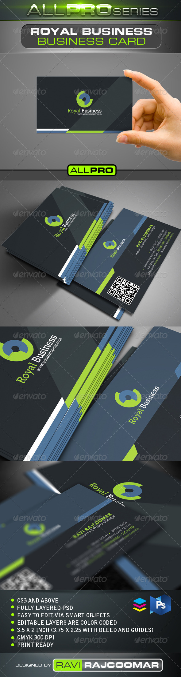 Royal Business Card - Business Cards Print Templates