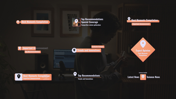 Minimalistic Location Titles Titles template preview