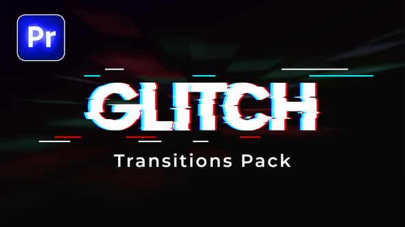 Glitch Transitions Pack - 4k