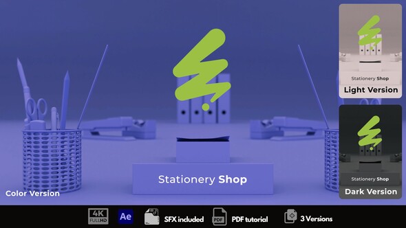 Stationery Shop Opener Openers template preview