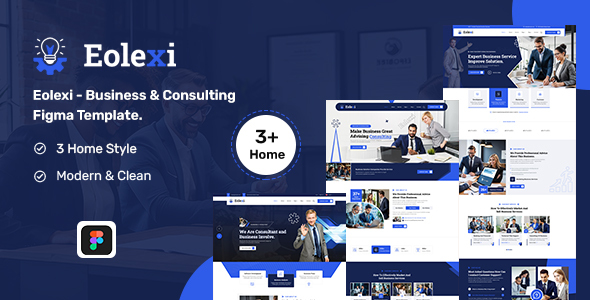 Eolexi - Business & Consulting Figma Template