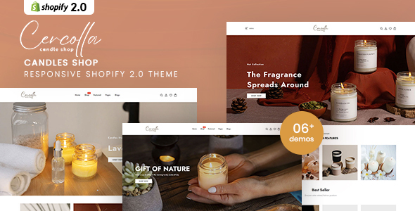 Cercolla - Candles Shop Responsive Shopify 2.0 Theme