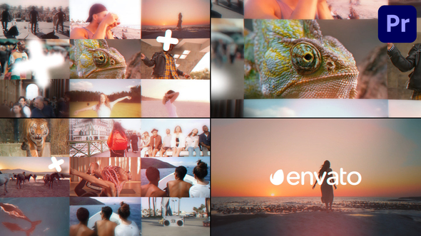 Fast Stomp Slideshow for Premiere Pro Premiere Pro template preview