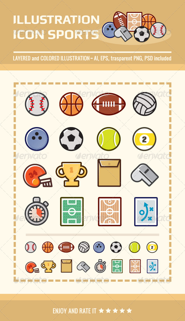 Illustration Icon Sports - Miscellaneous Icons